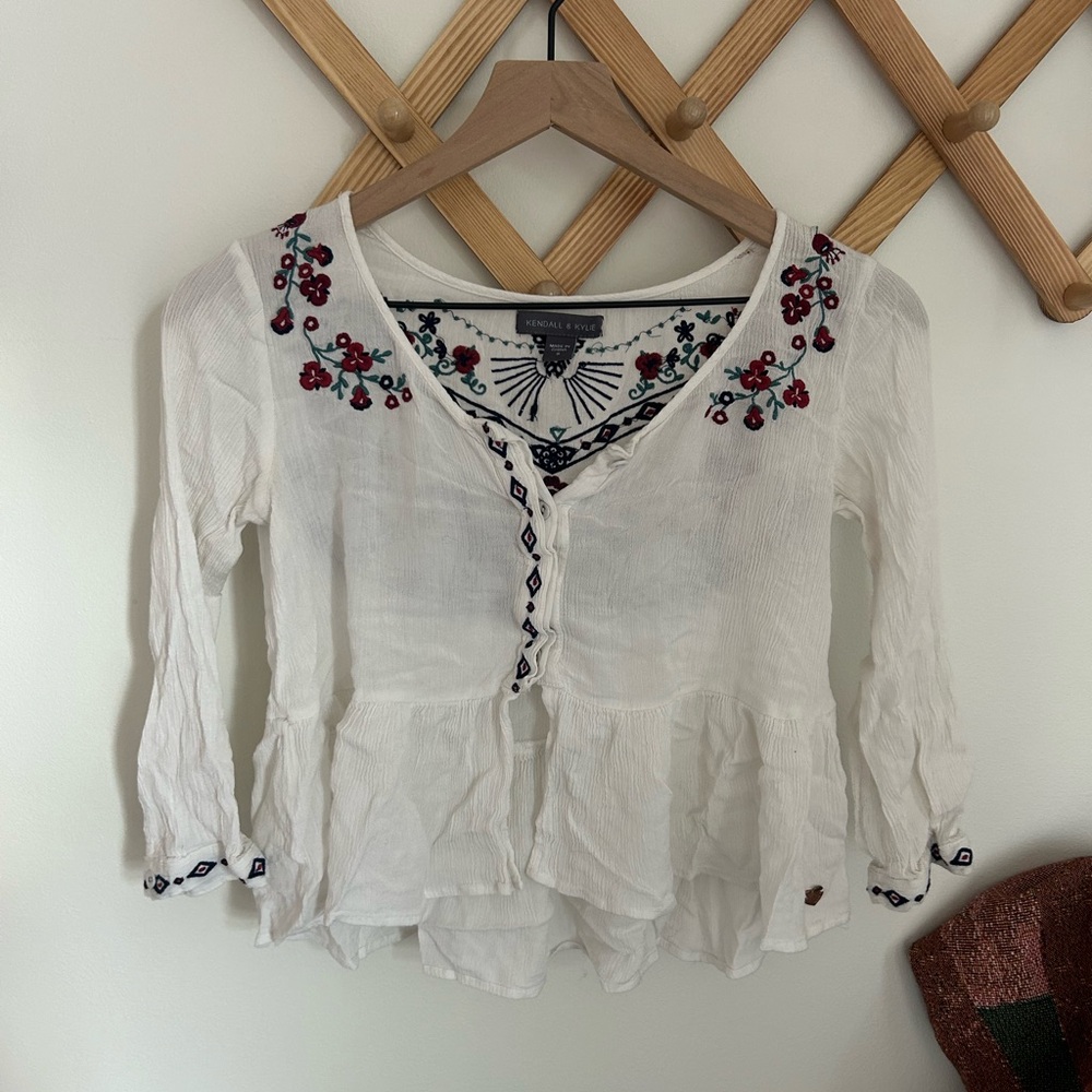 Kendall and Kylie boho blouse
